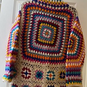 Handmade crochet cardigan